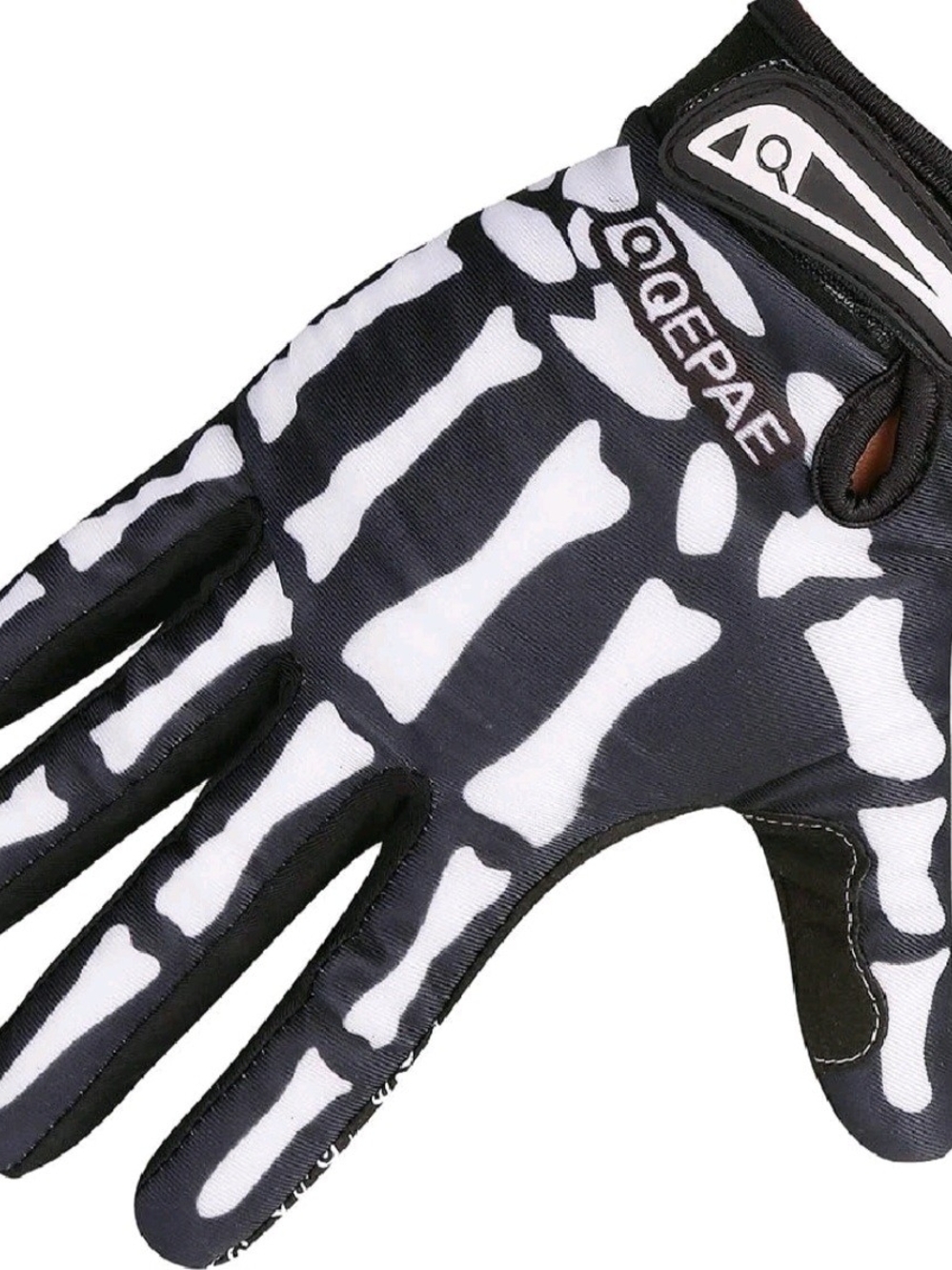 NEW Skeleton Gloves Adjustable Lightweight Racing Skull Sports Bike Bone Gloves